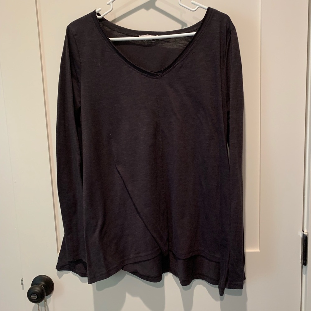 Love Riche Long Sleeve Shirt with Flowy Sides